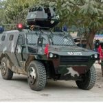धनगढीमा देखियो बख्तरबन्द गाडी