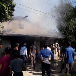 लालझाडीमा आगलागीले गर्दा ठूलाे नाेक्सानी