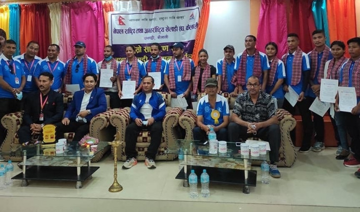 एनएनआइपिए  कैलाली खेलाडी संघकाे अध्यक्षमा  भण्डारी