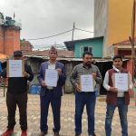 सम्पुर्ण मापदण्ड पुरा भएकाे रानाथारू भाषालाई आयोगले नसमेटेकाे भन्दै  काठमाण्डौमा प्रदर्शन