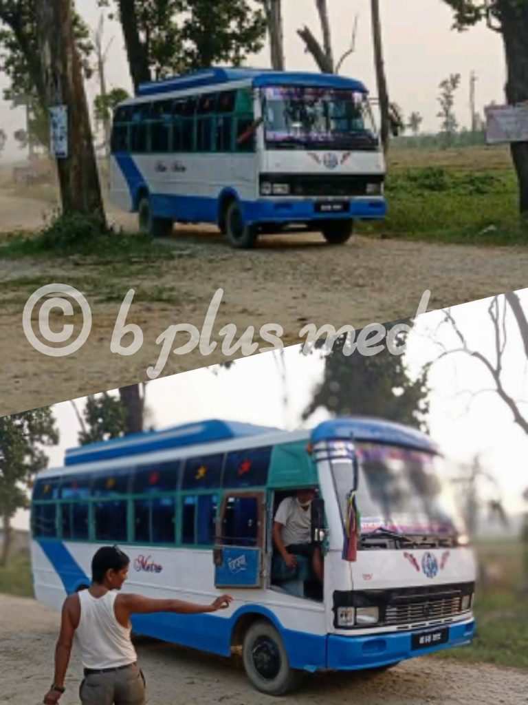 लालझाडी गाउँपालिकामा पहिलो पटक सार्बजनिक बस संचालनमा