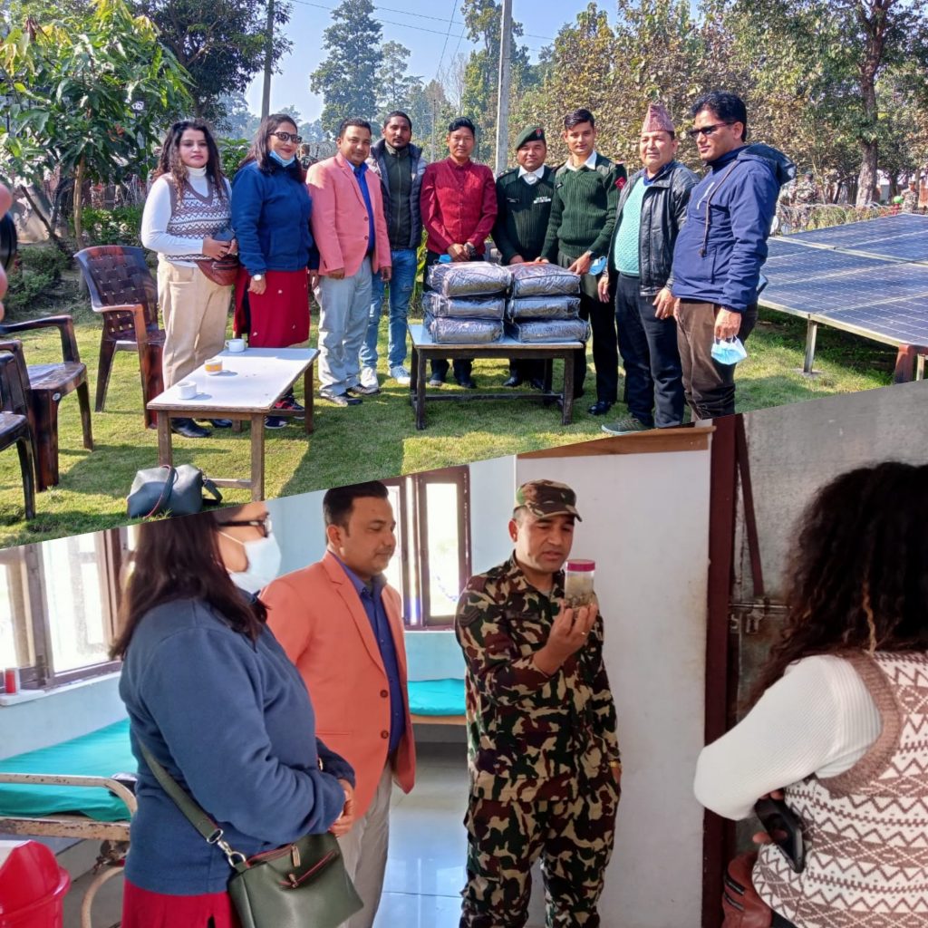 काली गण ‘ई´ बढैपुरको सर्प दश उपचार केन्द्रमा नेपाल परिवार दलको तर्फबाट बलाङकेट हस्तान्तरण