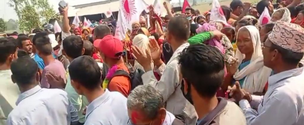 ने.क.पा. एमाले लालझाडीको  अध्यक्षमा निर्मल राना र उपाध्यक्षमा सपना चौधरी राना