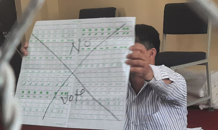 हेटौडा उपमहानगरपालिकाको मतपत्रमा भेटियो नो भोट