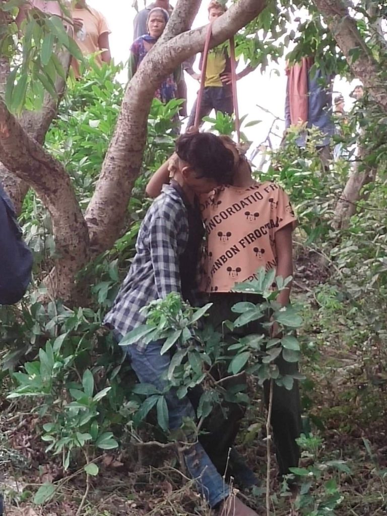 एउटै डोरीमा पासो लगाएर अनुप र आकृतिले गरे आत्महत्या