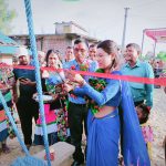 लालझाडी गा.पा.प्रमुख रानाद्वारा वडा न.१ मा सावनको डोला उद्घाटन