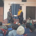 लालझाडीका प्रमुख प्रशासकीय अधिकृत र लेखा परिक्षकाे बिदाई