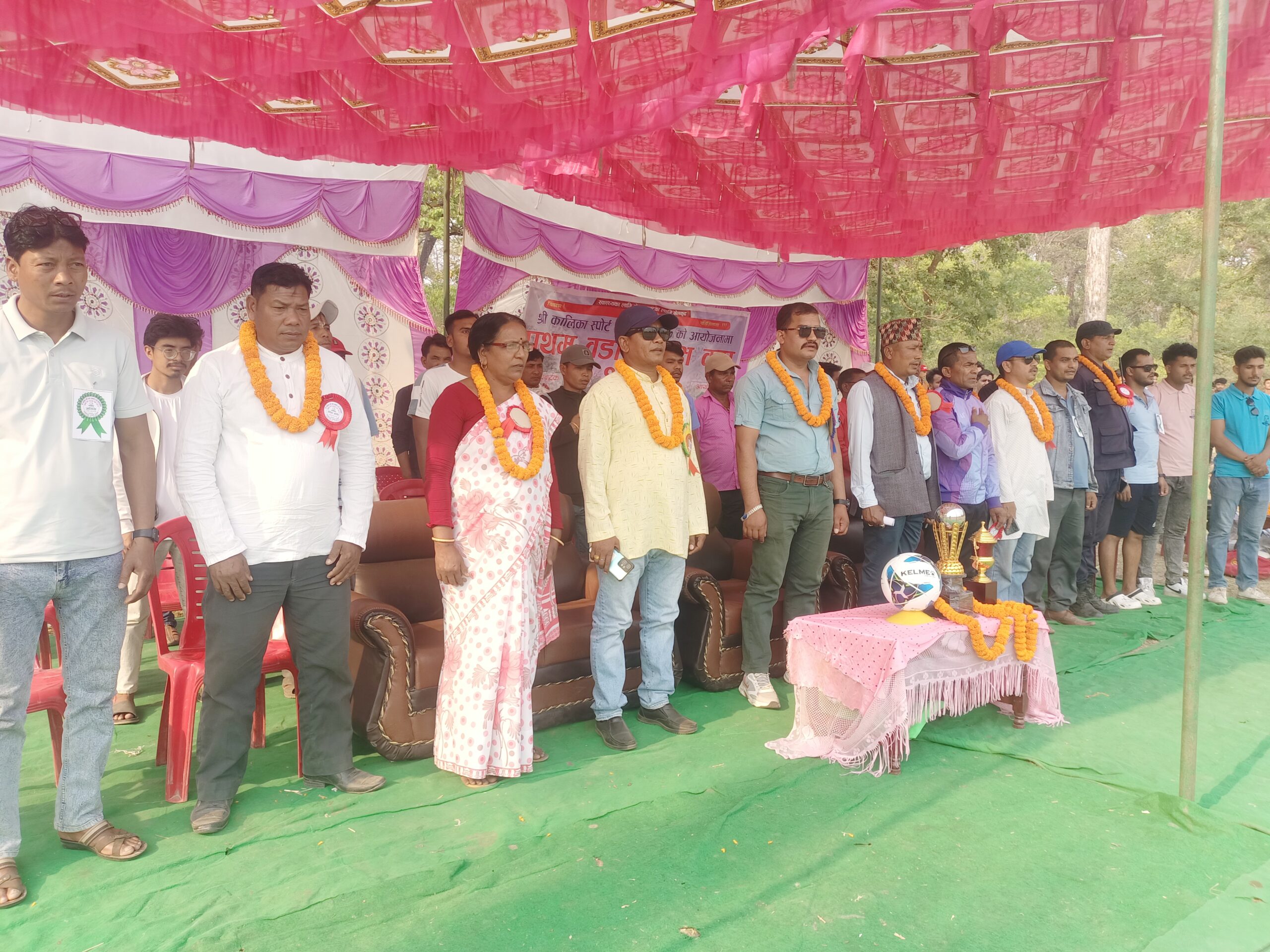 धनगढी-७ मा प्रथम वडा अध्यक्ष कप-२०८१ उद्घाटन