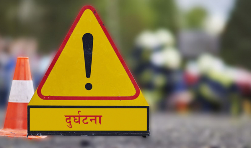 गेटामा स्कारपियो र मोटरसाइकल एक आपसमा ठोक्किदा दुर्घटना