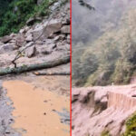 वर्षाका कारण भिमदत्त राजमार्ग ठाँउ ठाँउमा सडक अबरुद्ध