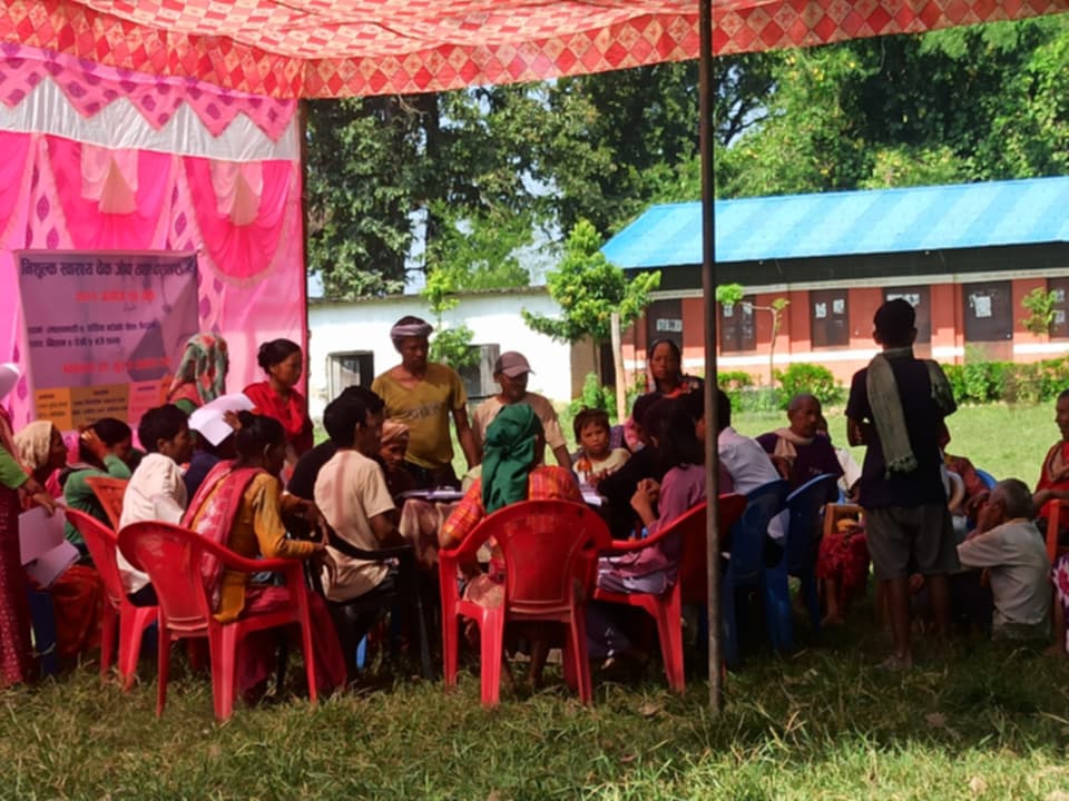 कञ्चनपुरको लालझाडी गाउँपालिकामा निःशुल्क स्वास्थ्य शिविर सम्पन्न