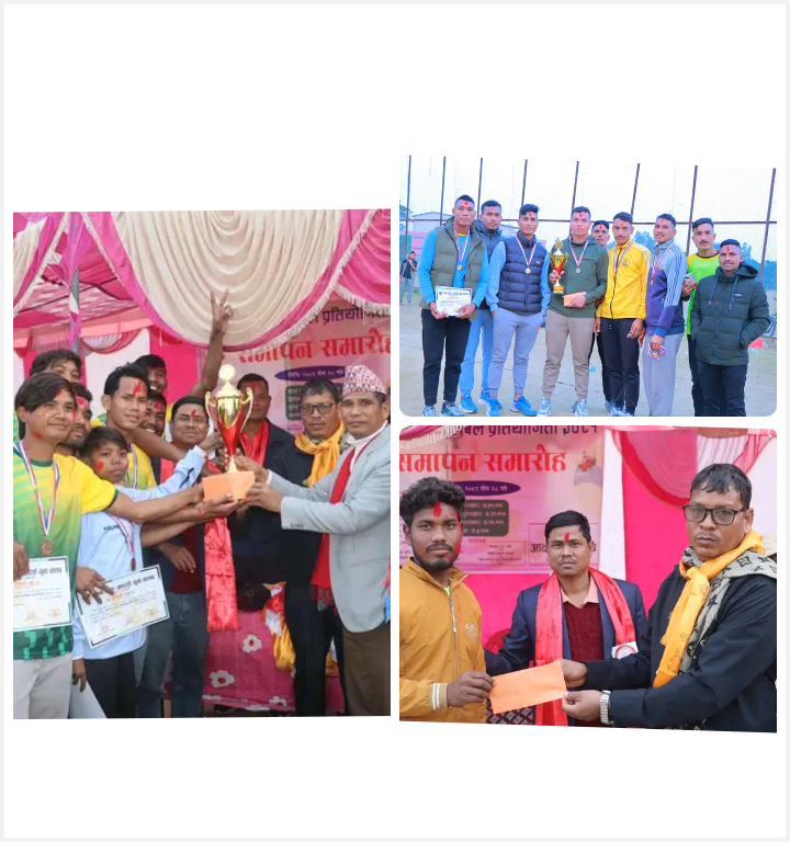 रानाथारु आदर्श युवा क्लबको आयोजनामा रहेको खुल्ला पुरुष भलिबल प्रतियोगिता सम्पन्न