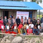 लालझाडी गाउँपालिकामा विपन्न परिवारलाई सुरक्षित आवास हस्तान्तरण