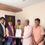 नेपाल रानाथारु समाज द्वारा गृह मन्त्री लाई ज्ञापन पत्र