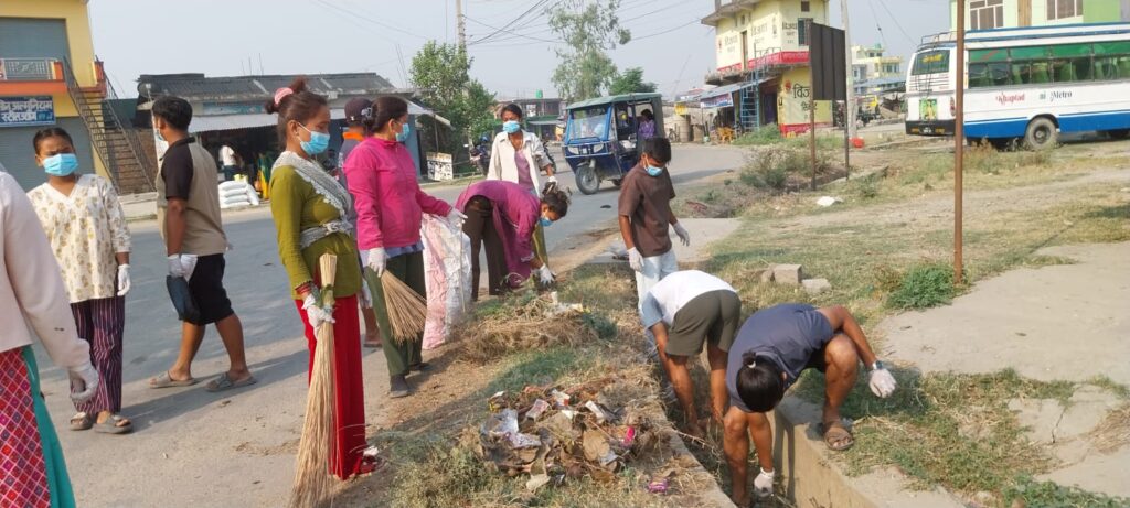 राना युथ क्लव द्वारा सरसफाई अभियान
