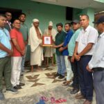 पत्रकार बमको निवास पुगेर प्रेस युनियनका केन्द्रीय अध्यक्ष शिव लम्सालद्वारा समवेदना