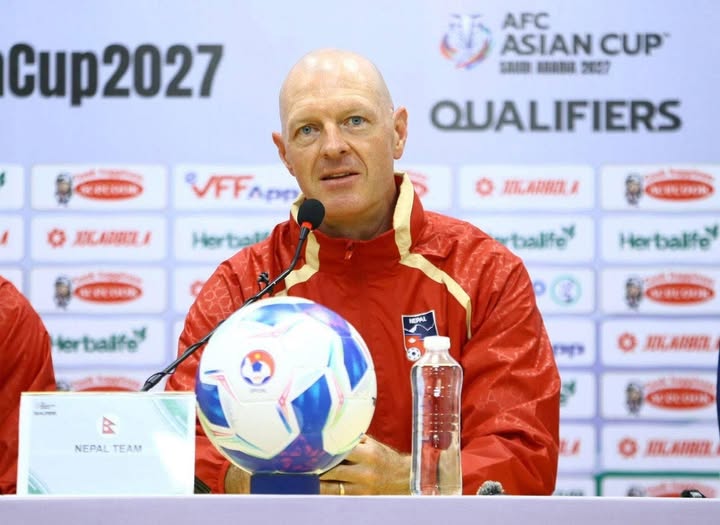 नेपाली राष्ट्रिय  फुटबल  टोलीका मुख्य प्रशिक्षकले दिए राजीनामा