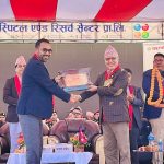 निसर्ग अस्पतालका अध्यक्ष तिर्थ राज पन्त सम्मानित