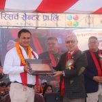 कृषि क्षेत्रमा योगदान रबिन कान्त पन्त सम्मानित